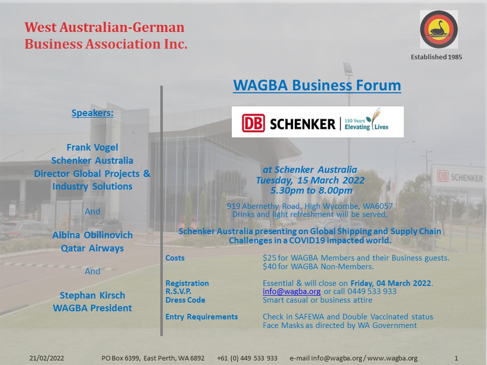 2022 03 15 WAGBA Business Forum 2022 at Schenker